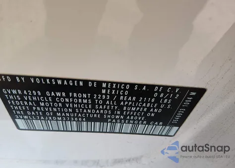 2013 Volkswagen Jetta 2.0L Tdi from USA, damaged, VIN 3VWLL7AJXDM373664